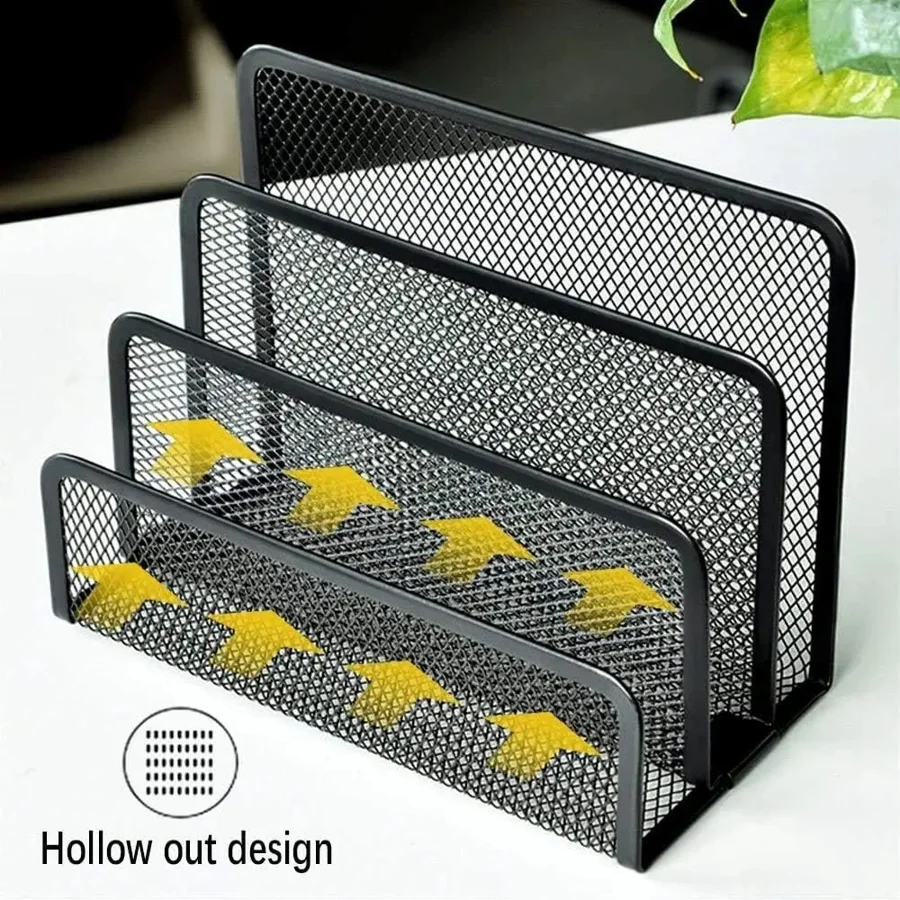 Metal mesh mail organizer