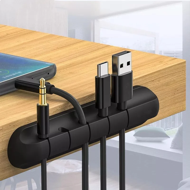 Silicone cable holder