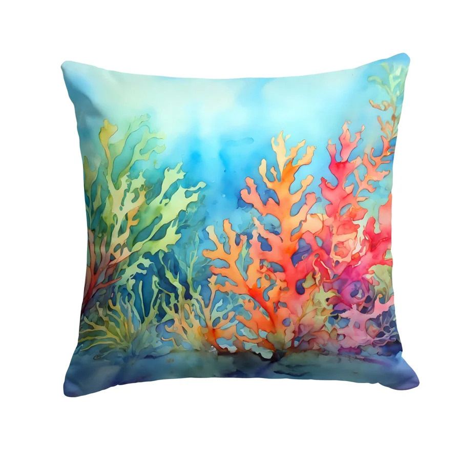 Seaweed throw pillow